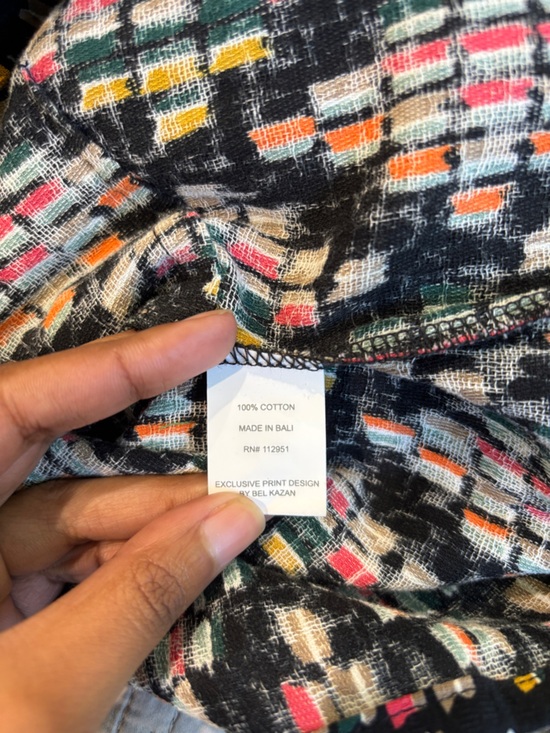 Anthropologie Bel Kazan printed top | Size L - Picture 4 of 4